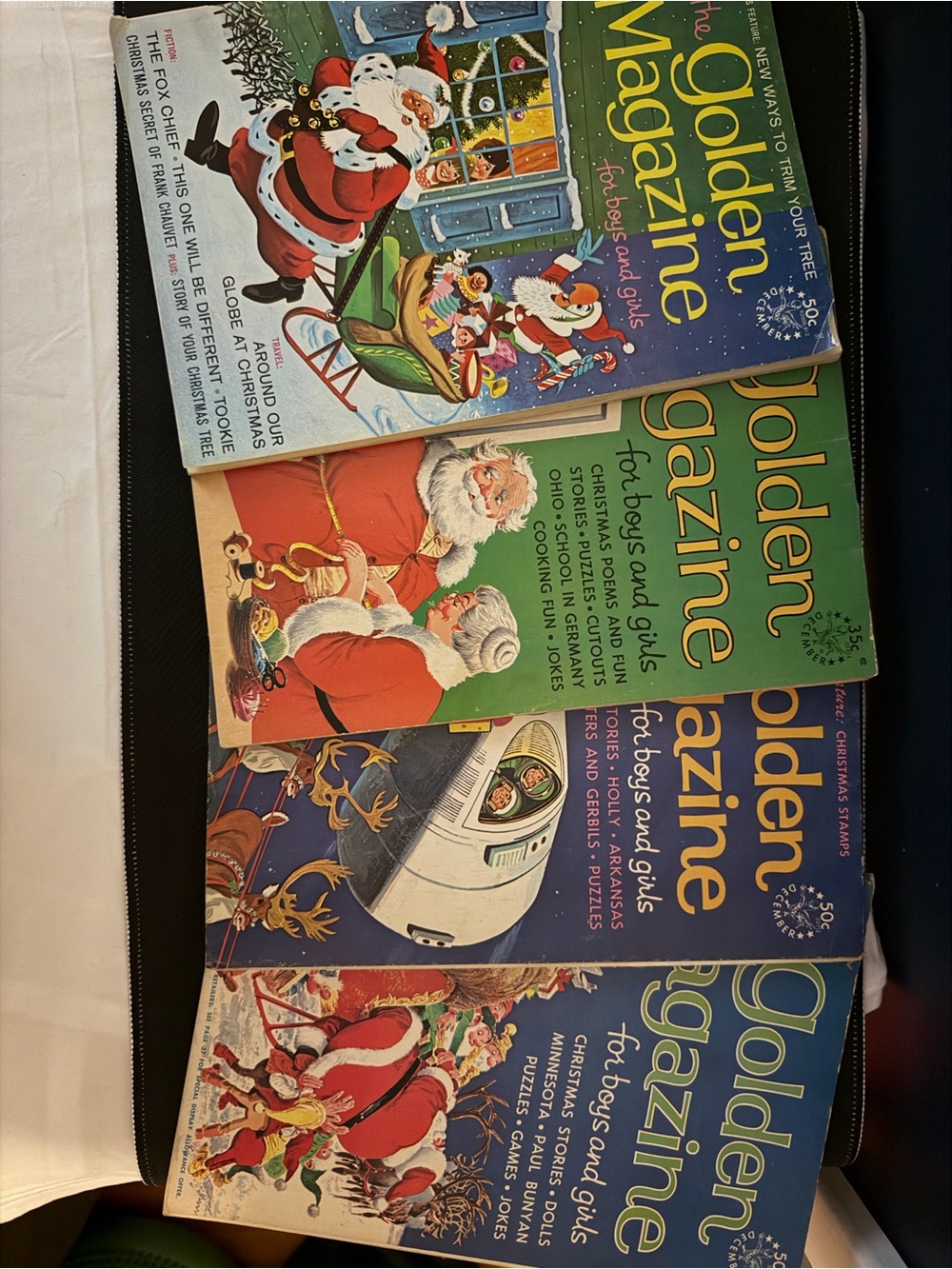 Holiday Coffee Table Book Set - Multicolor Vintage Covers